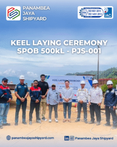 Prosesi Keel Laying, PT PJS Tegaskan Komitmen Majukan Galangan Kapal di Sulawesi Tenggara